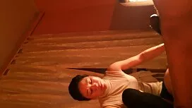 Блондинка прийме пор ...